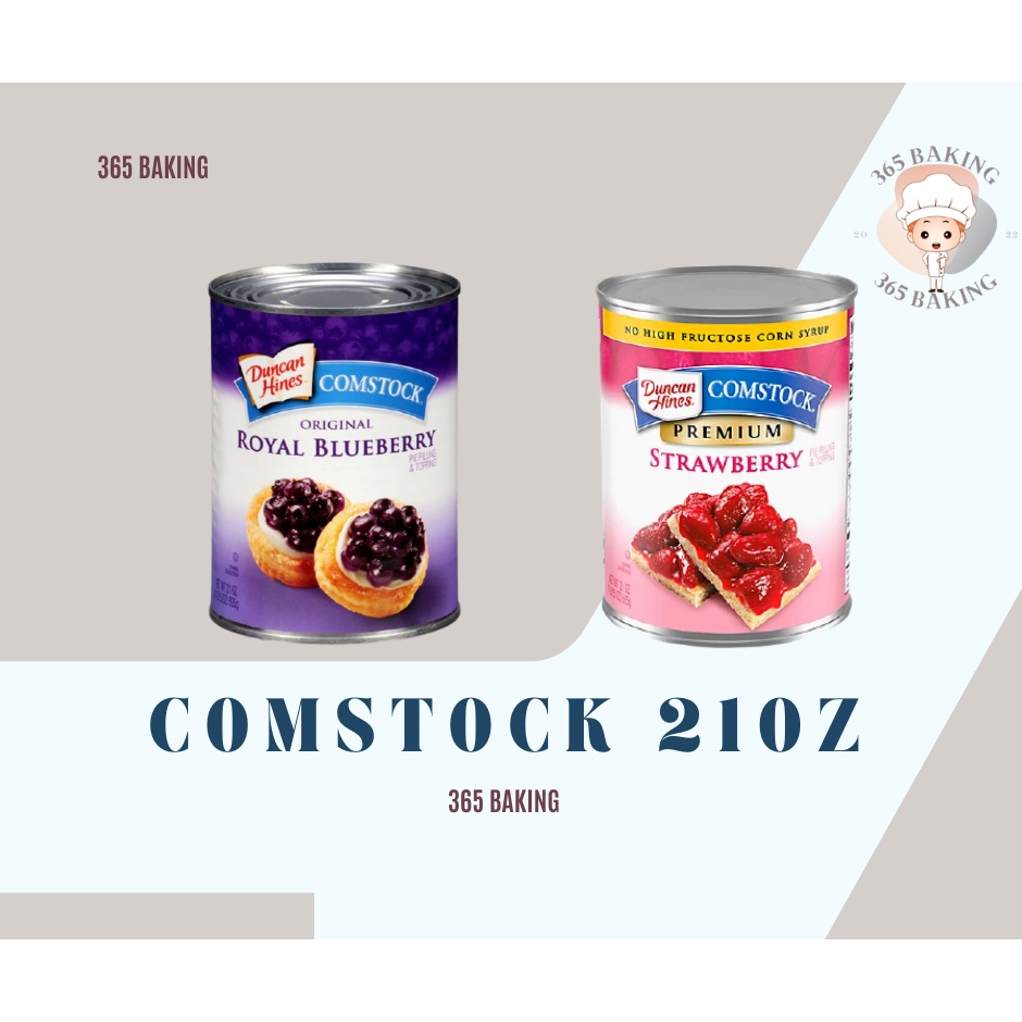 Comstock Blueberry and Strawberry Filling 21oz Expiration 2024 Shopee