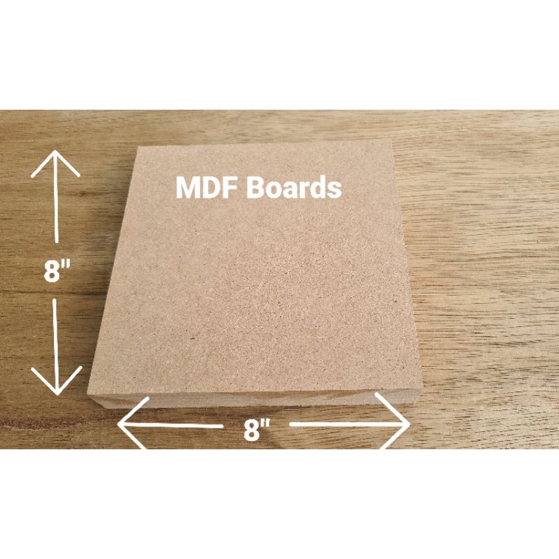 5 Pcs MDF Boards - Square Cuts - Solid | Shopee Philippines