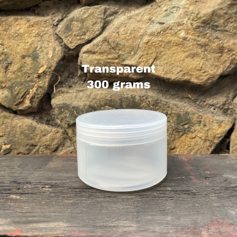 Cosmetic Canister Cream Jar 300g Transparent Clear Tub | Shopee Philippines