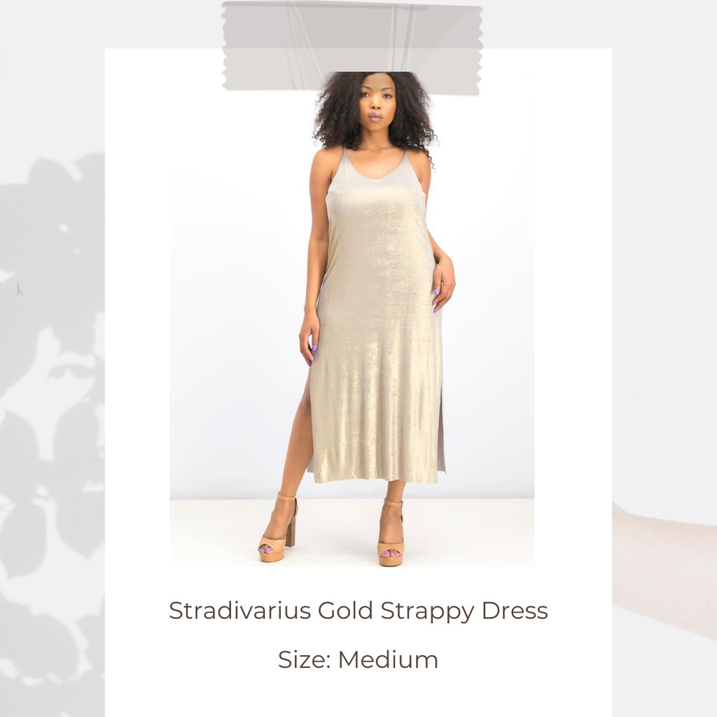 Stradivarius sales maxi dress