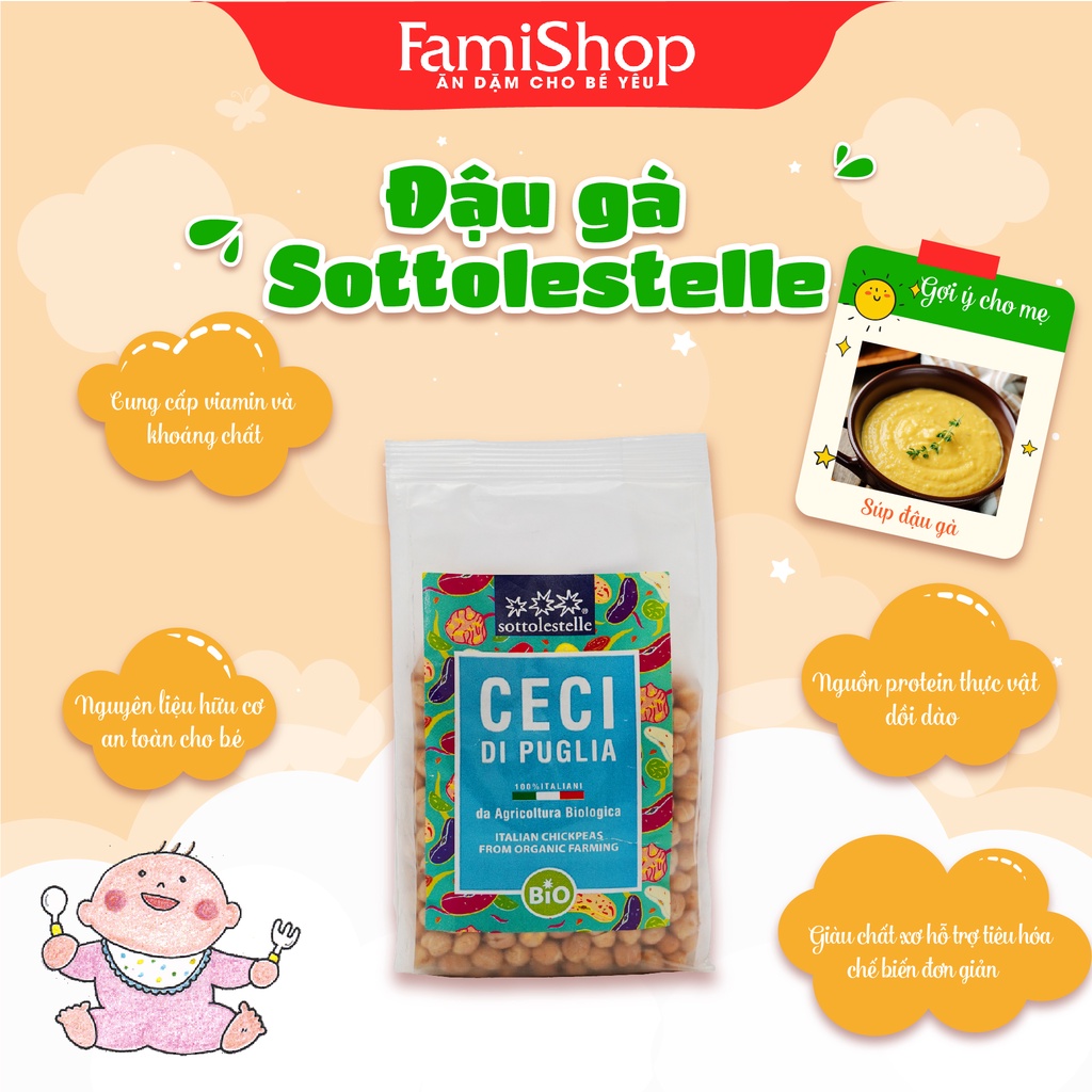 Organic Chickpeas Sottolestelle 400g Shopee Philippines