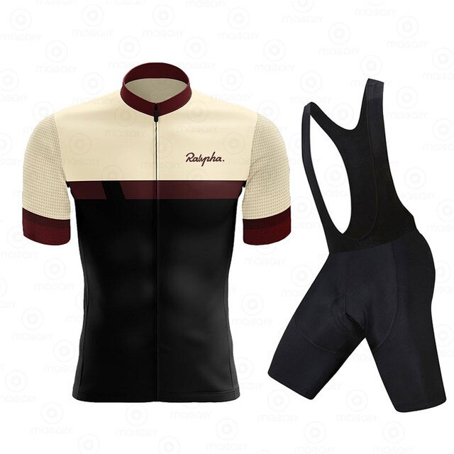 Rapha men's cycling bibset tops go bike wear quick dry ropa shirt