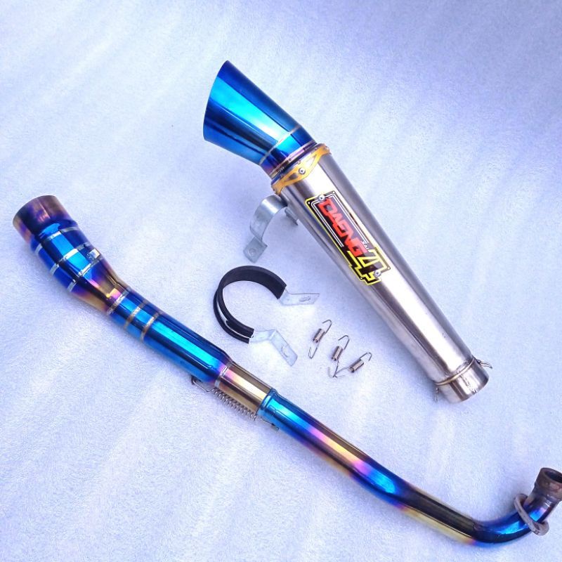 Daeng Pipe Canister And Elbow Xrm 125110 Fury Rs 110 Open Pipe Exhaust Shopee Philippines 9082