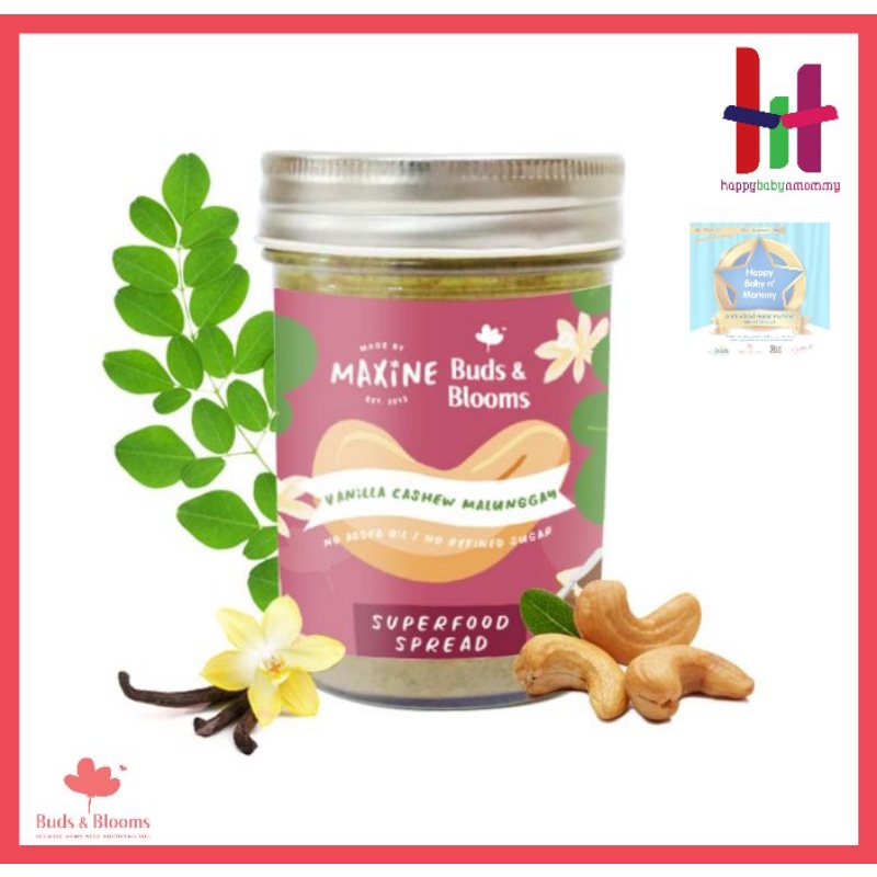 BUDS & BLOOMS Vanilla Cashew Malunggay Lactation Spread Shopee