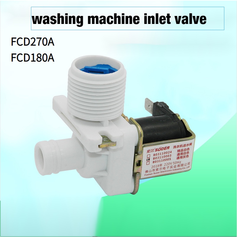 Électrovanne D'Arrivée D'Eau Machine à Laver FCD-270A – AC 220-240V, Filetage 3/4 BSPP, Fiable Et Étanche