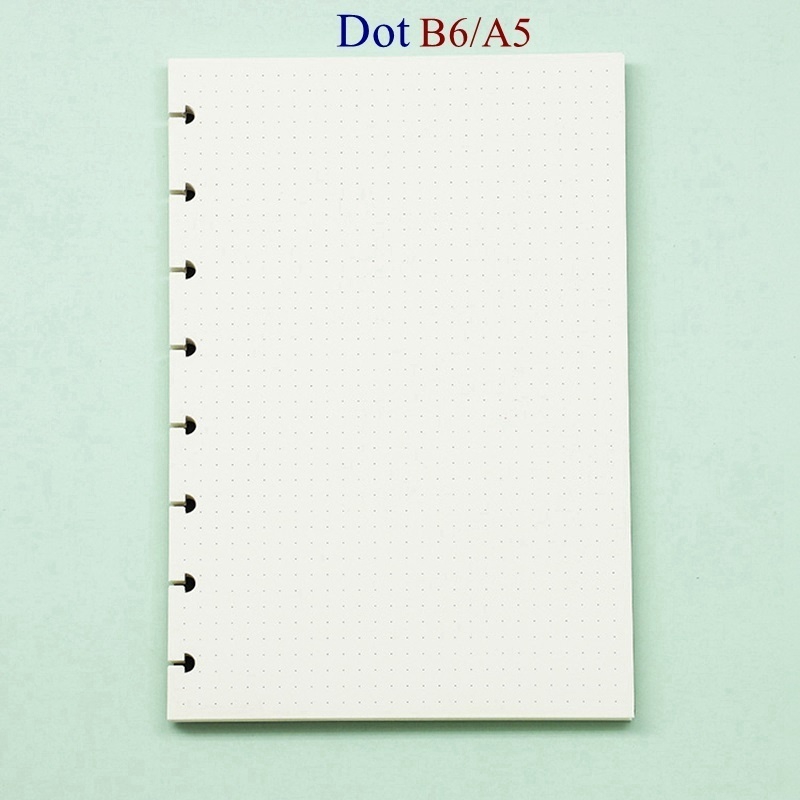B6/A5/A4 Notebook Refill Sheets for DIY Notebook with 7/8/11 Mushroom ...
