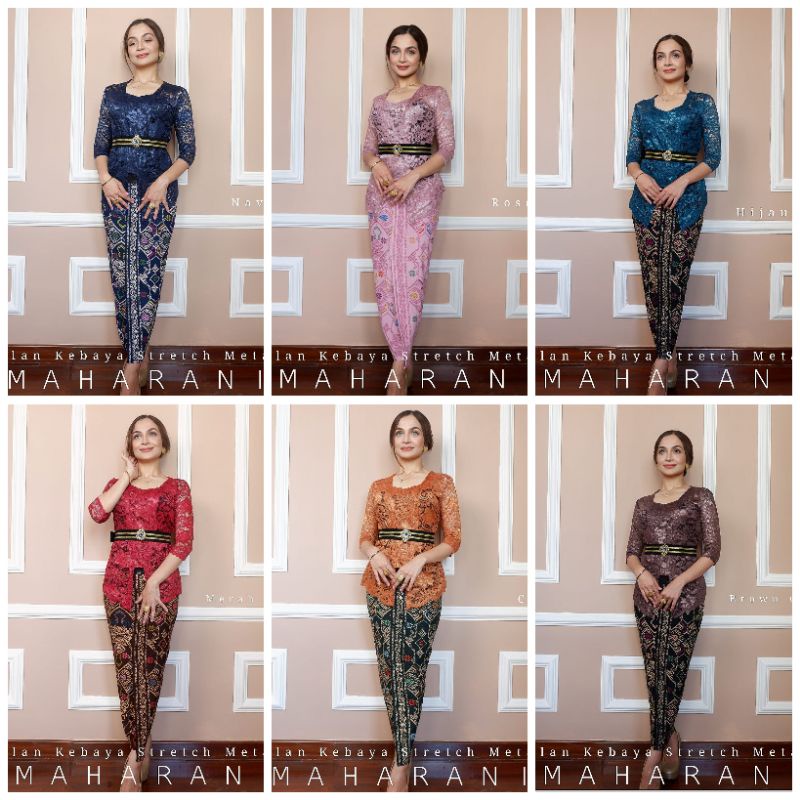 Modern Graduation Balinese kebaya Suit Metallic kebaya Maharani kebaya