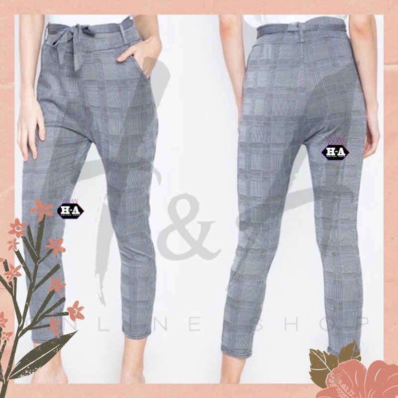 Plaid Candy Pants THICK FABRIC Regular and Plus Size Shopee Philippines
