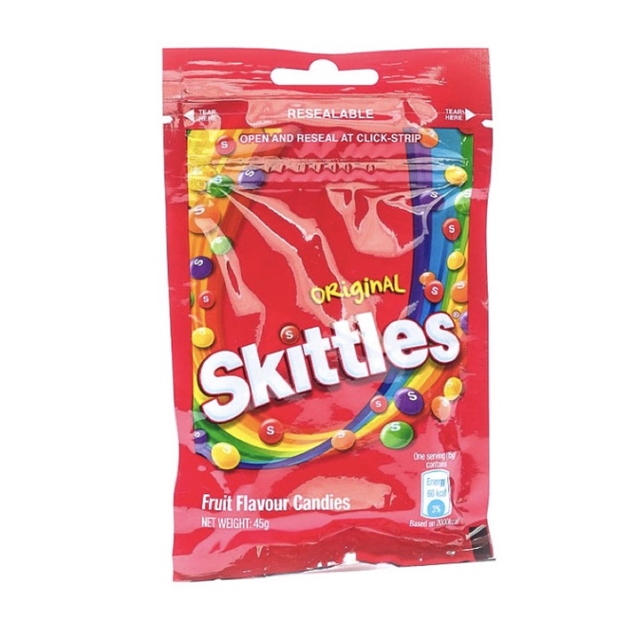 Skittles Original Resealble Pack 45g | Shopee Philippines