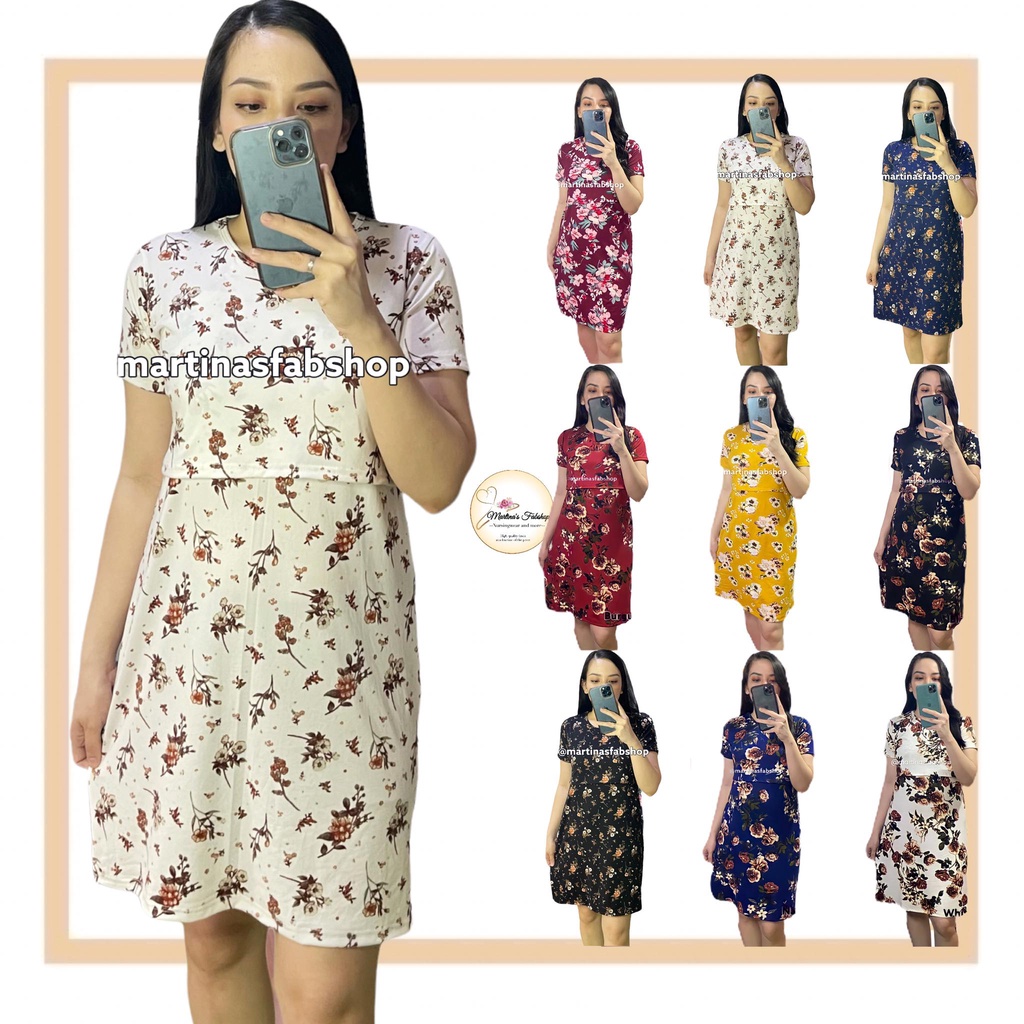 Nursing hotsell dress shopee