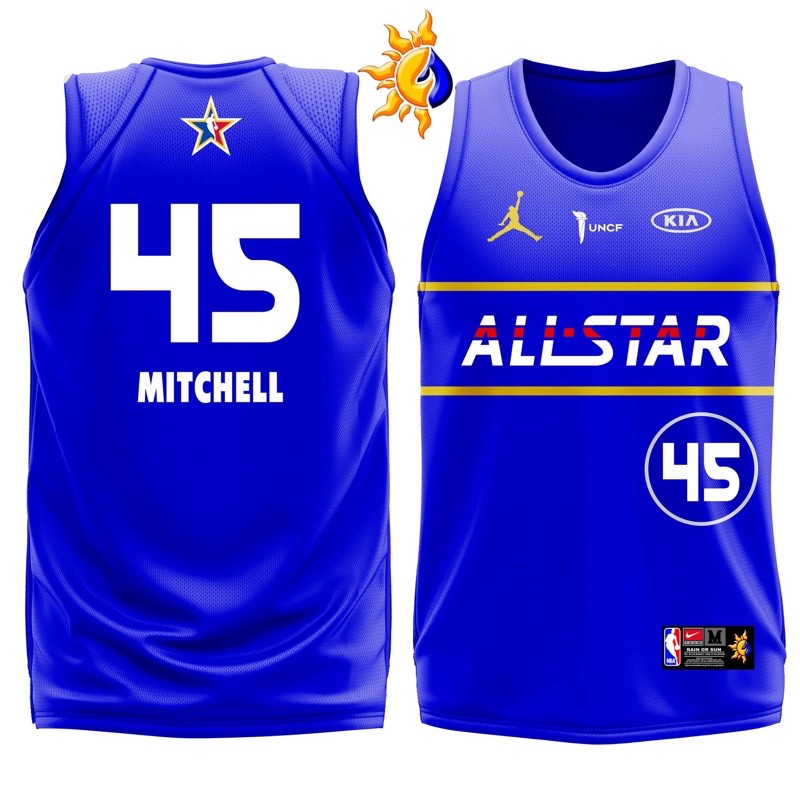 2021 NBA ALLSTAR PLAYERS latest basketball jersey full sublimation high quality spandex Shopee Philippines