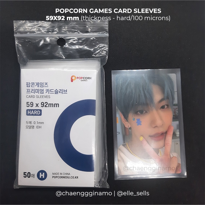 Korean Card Sleeves 100 Microns | Popcorn Sleeves PCG Sleeves Dice Tree  Games Hobby Game Mall | Shopee Philippines