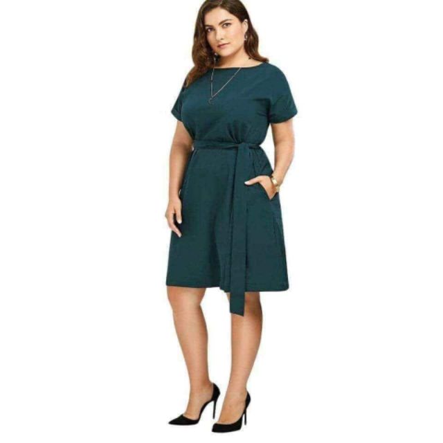 casual dress plus size philippines Plus Size Casual Dress, Women's Plus Floral Print Long Sleeve Surplice Neck  Midi Dress
