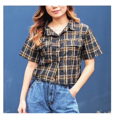 Diva_Boutique FREE SHIPPING Latest MAUDY CROP TOP Women's Clothes Nice
