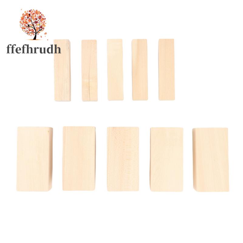 10Pack Basswood Carving Blocks Kit Whittling Blanks Beginners Unfinished Wood Whittling Blocks