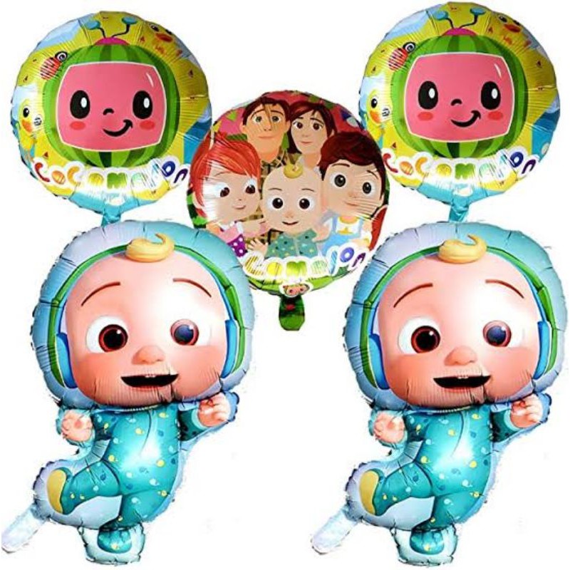 10pcs Round foil Cocomelon Balloons Party | Shopee Philippines