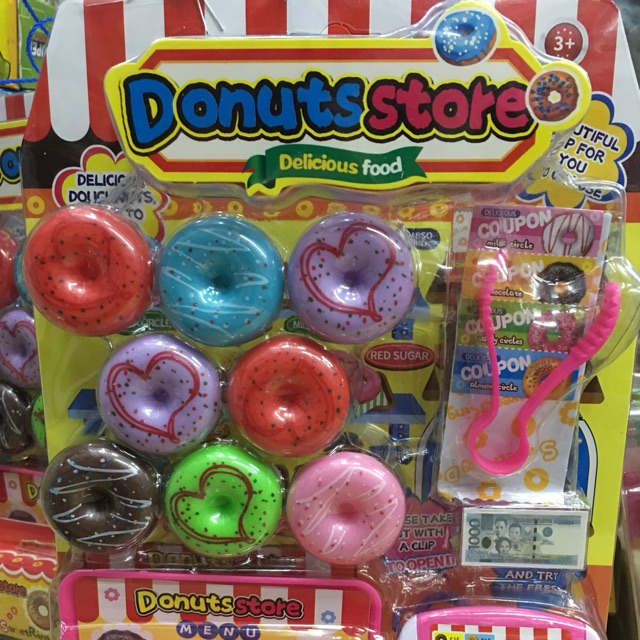 Plastic cheap donuts toys