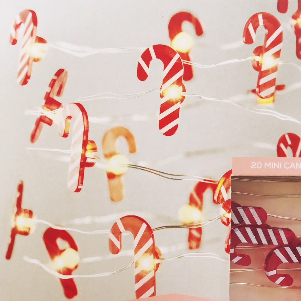 Mini Candy Cane LED String Lights | Shopee Philippines