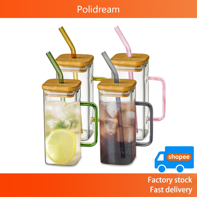 Tumblers na may takip at straw, 13.5 oz na mga baso na may takip na ...