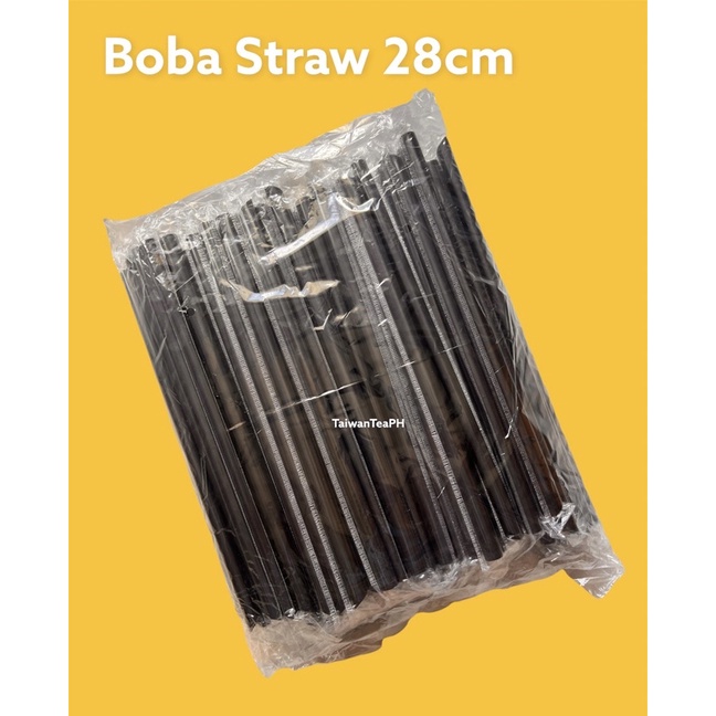 Boba Straw 28cm Milk Tea Straw Shopee Philippines
