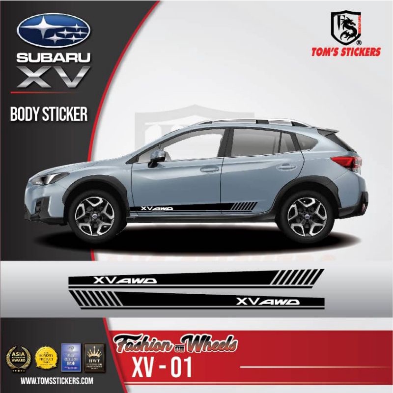 SUBARU XV CAR BODY STICKERS SET XV-01 | Shopee Philippines