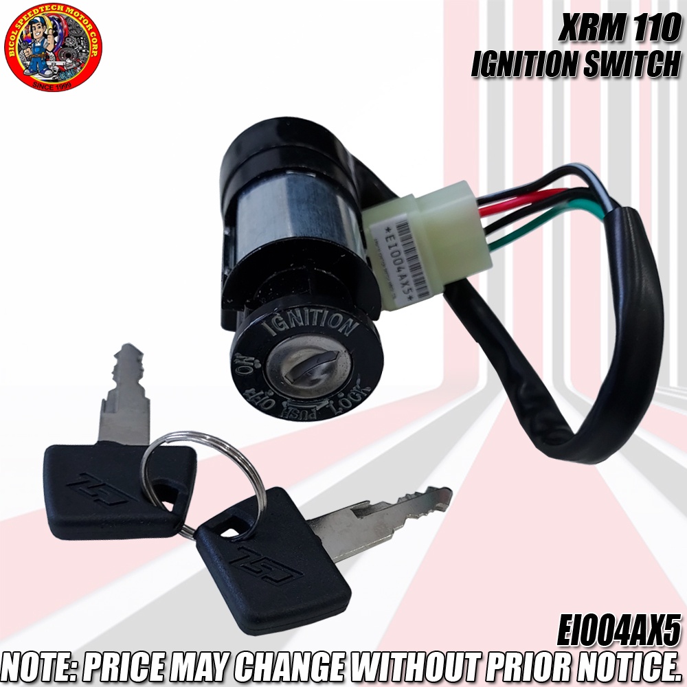 XRM 110 IGNITION SWITCH (EI004AX5) Shopee Philippines