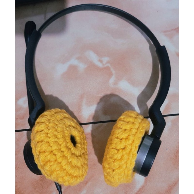 Crochet headset cover hot sale