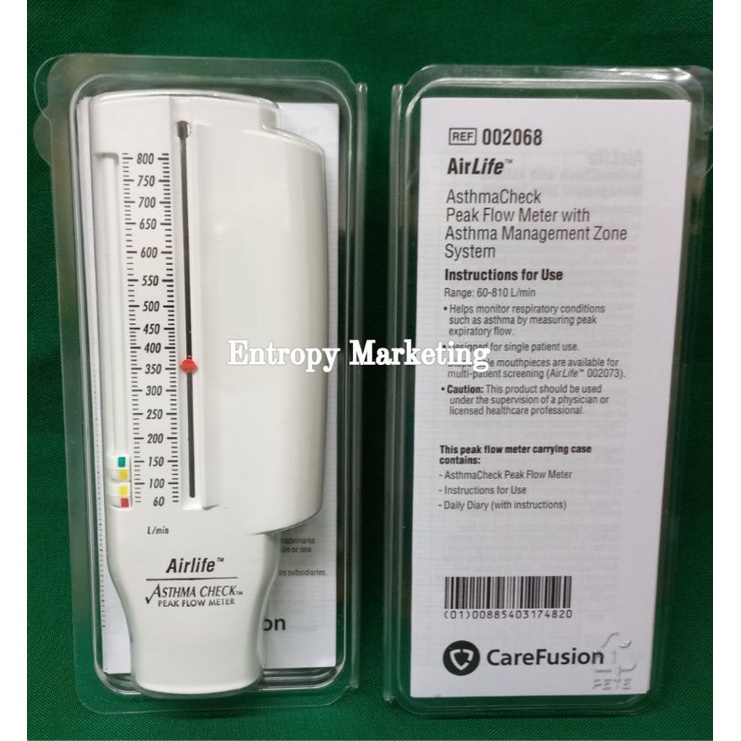 CareFusion AirLife AsthmaCheck Peak Flow Meter Shopee Philippines