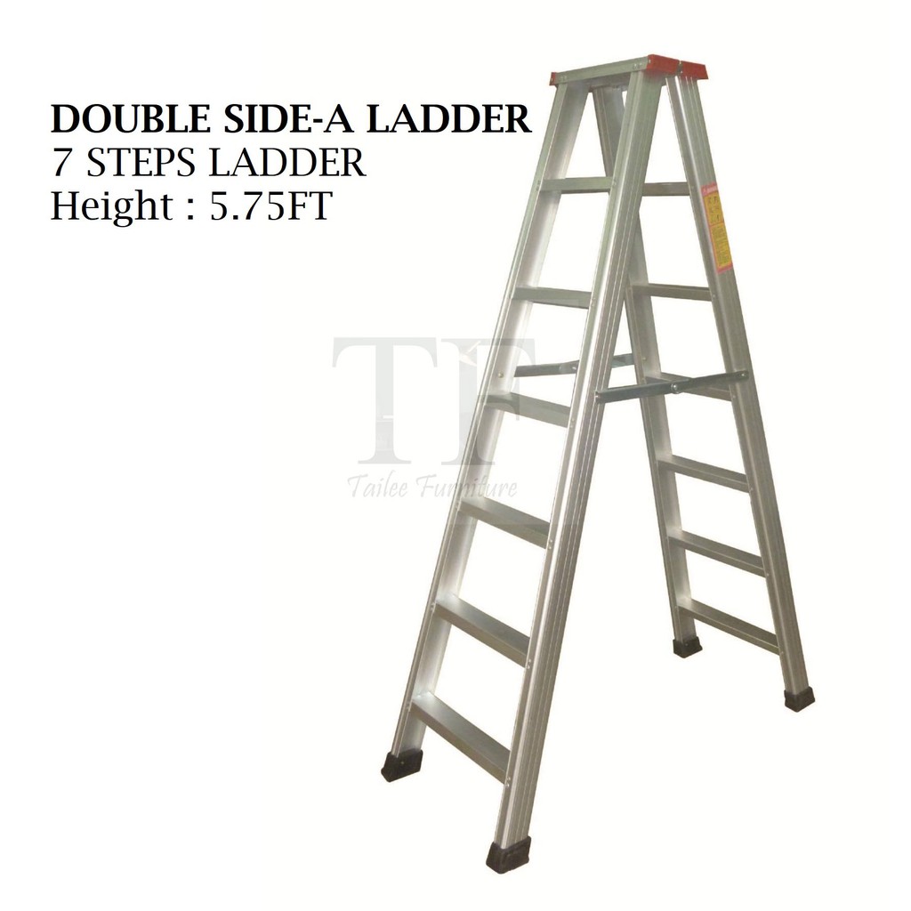 TAILEE XG-101A7 - 7 STEPS DOUBLE SIDE A LADDER | Shopee Philippines