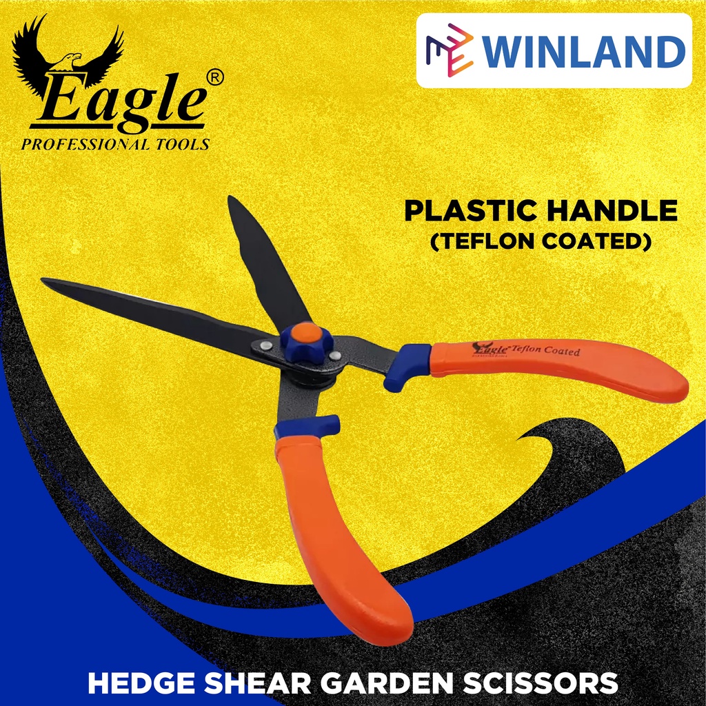 Eagle Original Professional Tools Hedge Shear Plastic Handle (Teflon