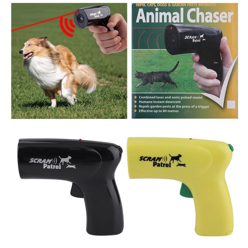 Ultrasonic Dog Repeller Chaser Training Device Infrared Laser Pet Supplies Shopee Philippines