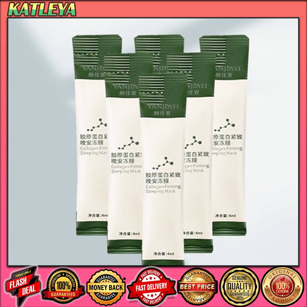 ORIGINAL 20PCS/BOX YANJIAYI COLLAGEN SLEEPING MASK HYDRATING AND ...