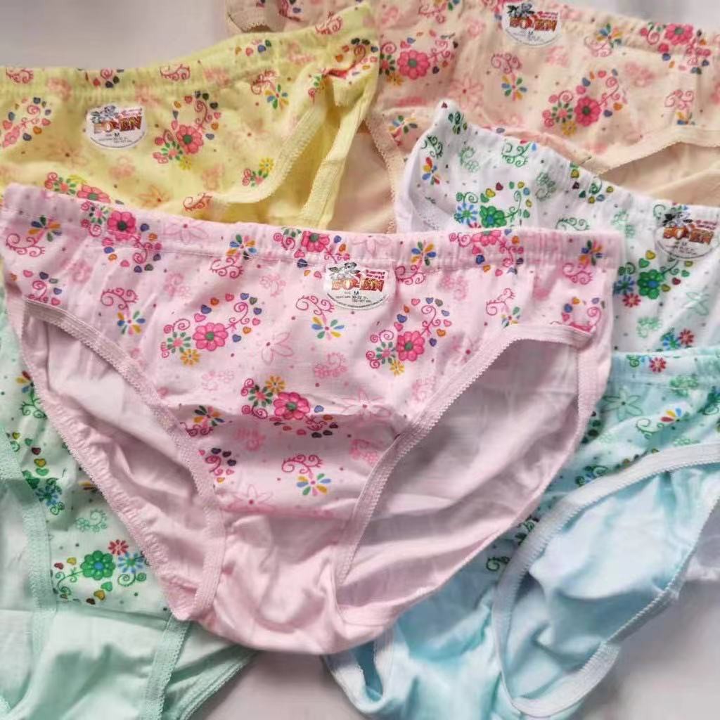 RL# COD☑️(6-12)Pieces Roen(soen) Floral Women's Panty Underwear