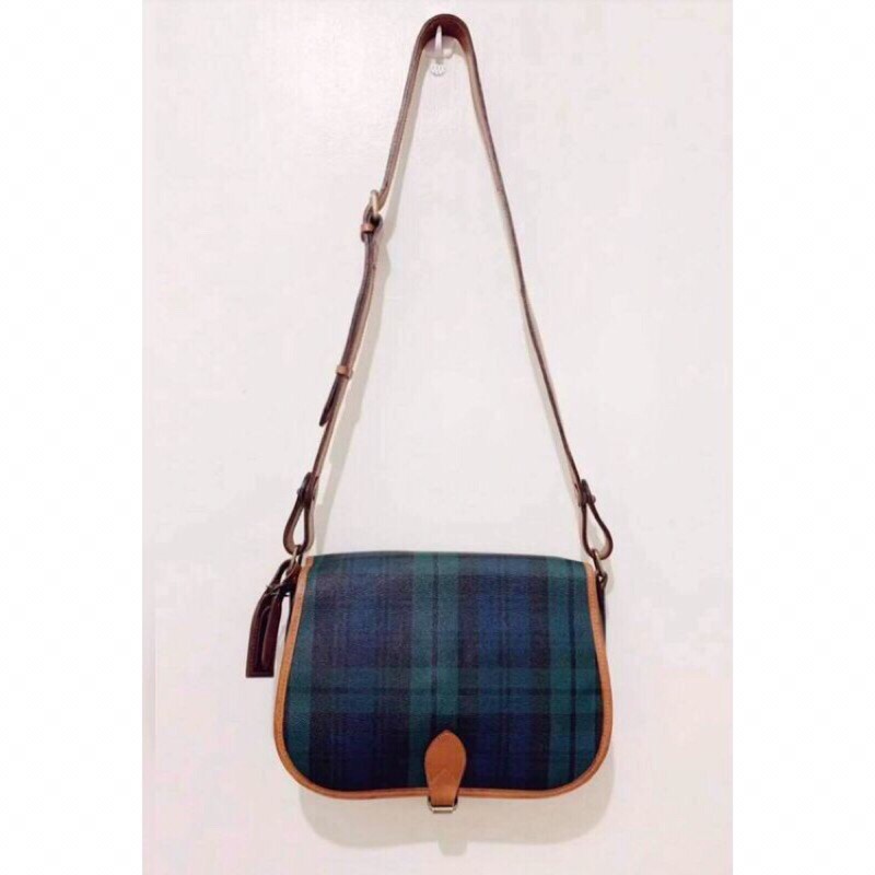 Ralph lauren tartan discount bag