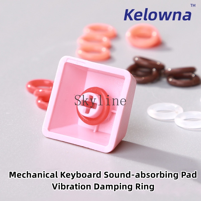 Kelowna 104 PCS Keycaps Switch O Ring Seal Sound Dampeners Soft Landing ...