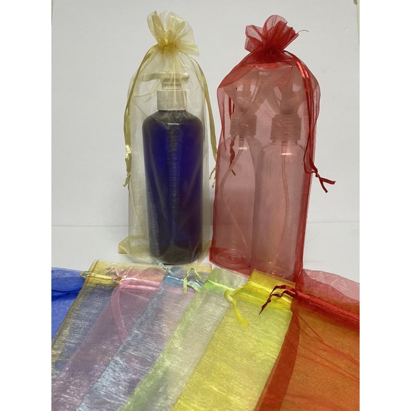 10pcs Organza drawstring pouch mesh net 11.5