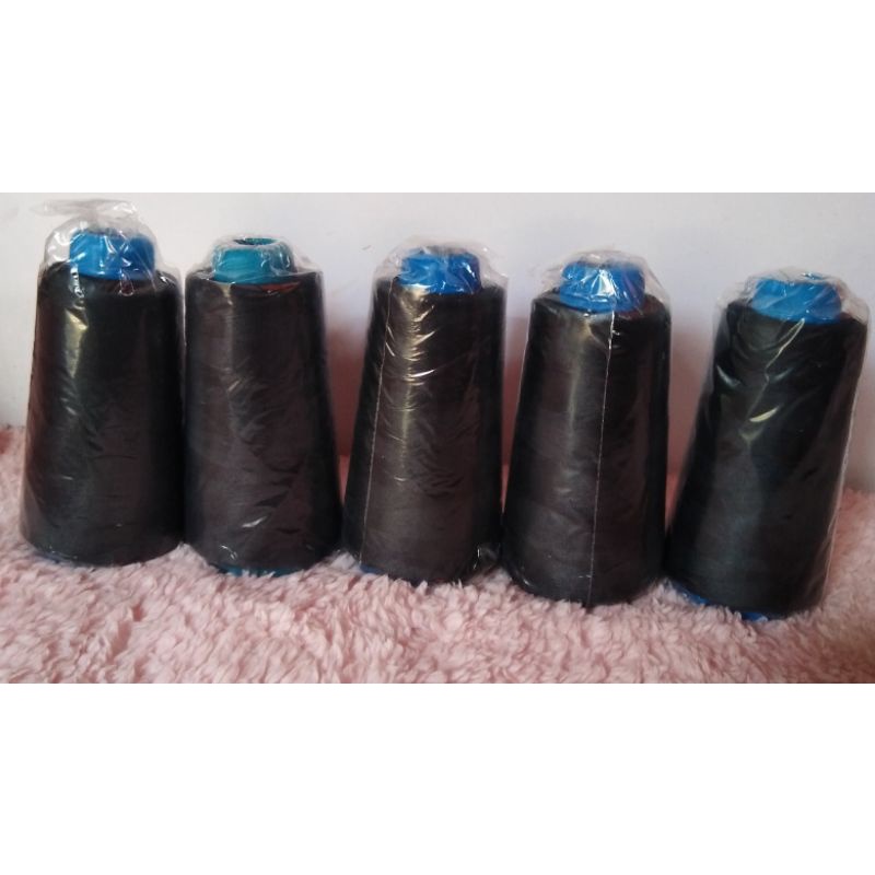 SINULID /SEWING THREAD 5 PCS. BLACK ( P125.00 pesos) 3000 meters tkt ...