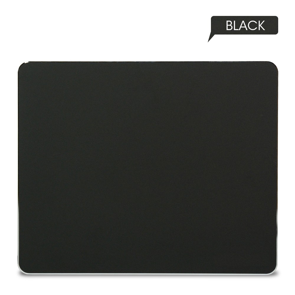 Metal Aluminum Mouse pad Mat Hard Smooth Thin Mousead Double Side