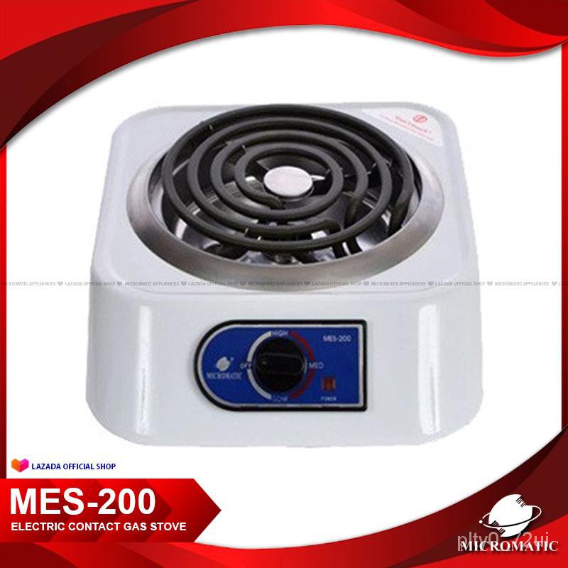 Micromatic MES200 Electric Contact Grill Stove (White)Multifunction