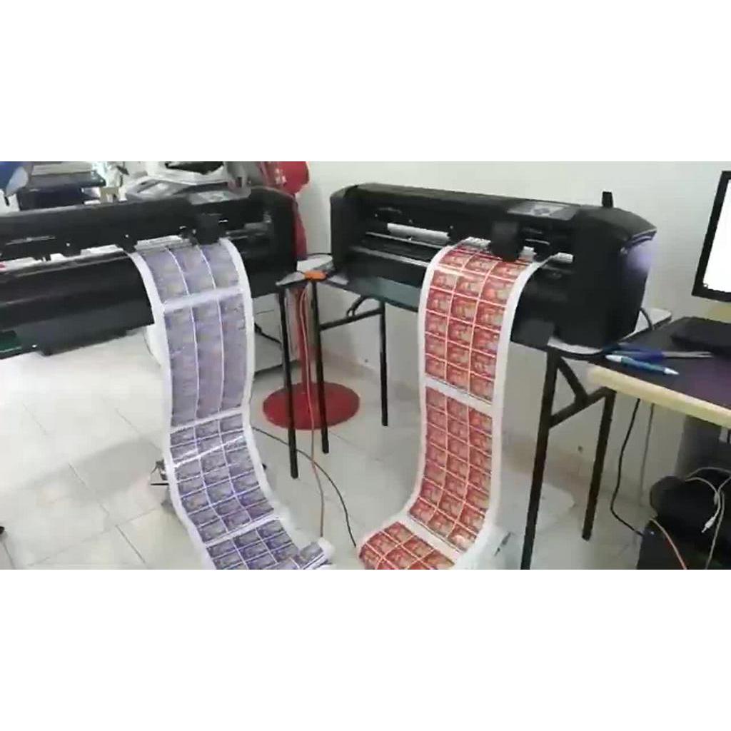 Print Stickers HVS DOFF / PRINT LABEL Packaging / Round Stickers ...