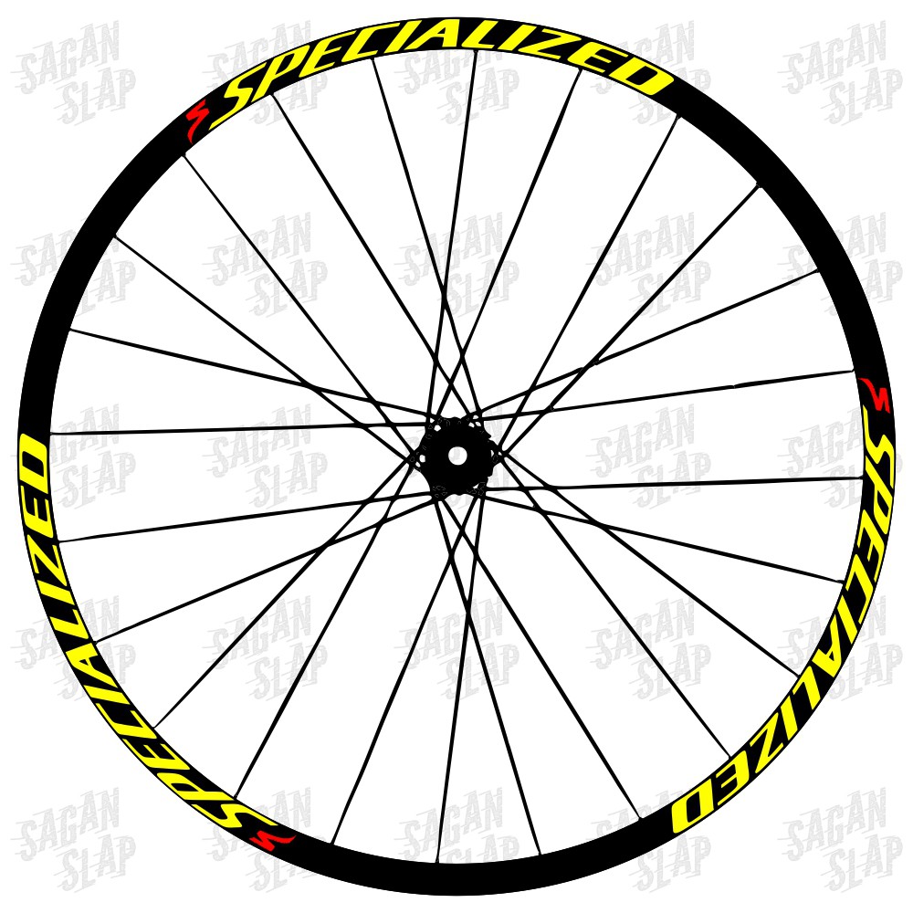 Sticker rims SPECIALIZED Sticker Width 2cm Decal rim mtb downhill ...