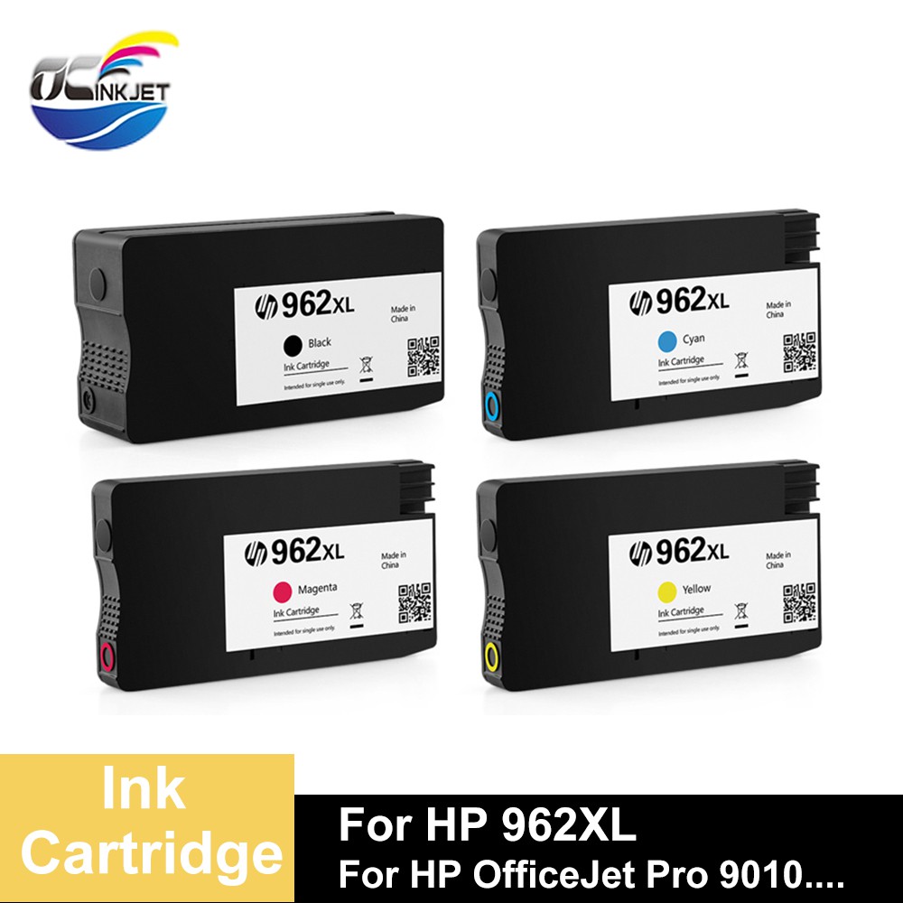 A Set For HP 962XL Ink Cartridge Remanufactured With Pigment Ink