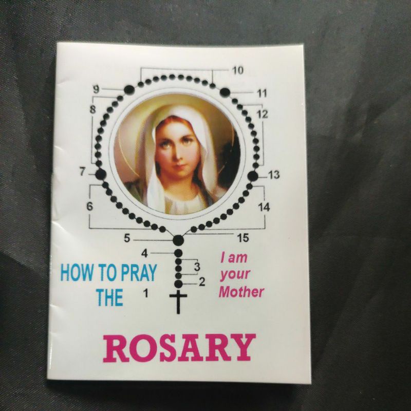 ROSARY GUIDE (ENGLISH/TAGALOG) | Shopee Philippines