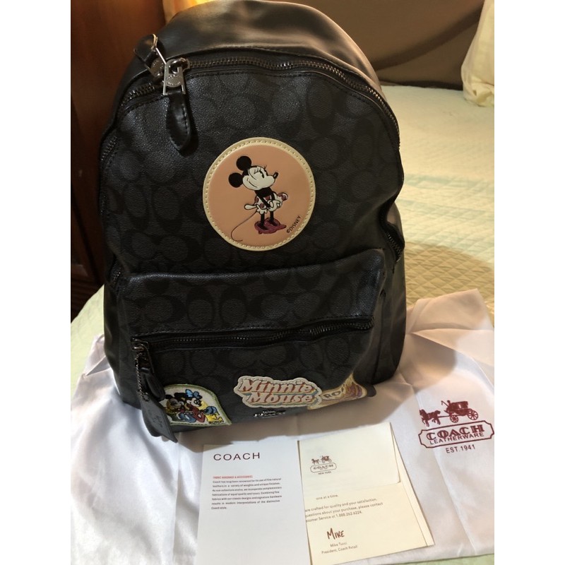 Minnie mouse sales coach backpack