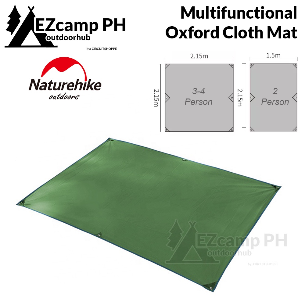 Naturehike Oxford Cloth Waterproof Camping Mat Footprint Groundsheet Tarp Awning Pad Sun Screen