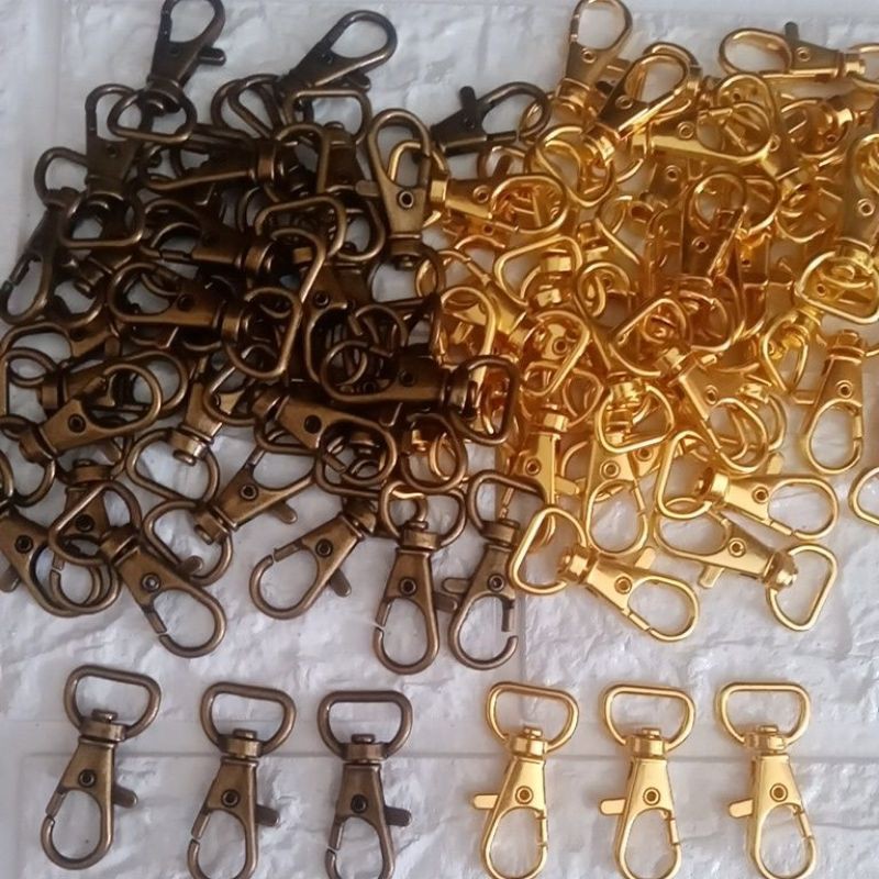 Metal lobster Clasp 1 2 size Shopee Philippines