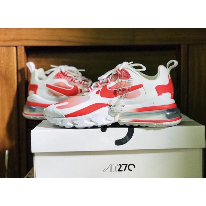 Air max 270 react clearance red gradient