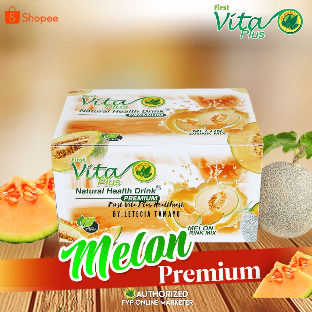 First Vita Plus Melon Premium (Health Pack) 20 sachets per Box Shopee Philippines