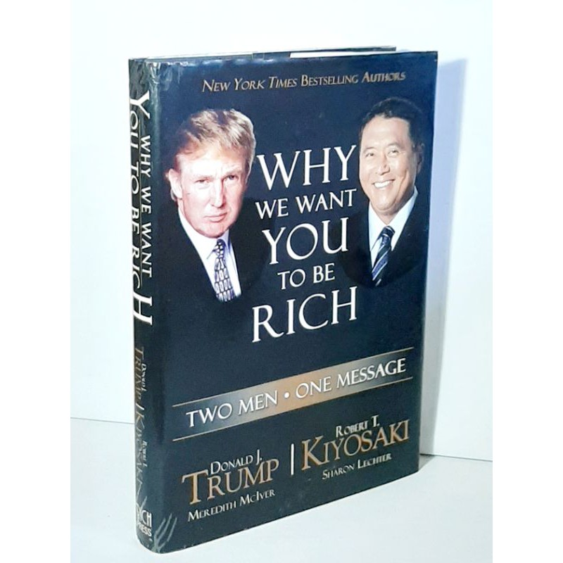 First Edition Hardbound Signed Why We Want You To Be Rich Two