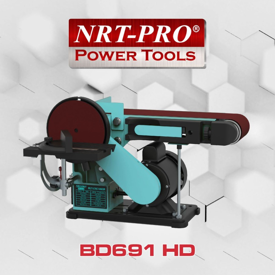MESIN NRT PRO 691HD Belt and Disc Sander Machine - Belt and Disc ...